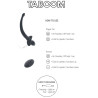 TABOOM Plug Vibrant Queue de Chien Wiggle Tail 9 x 4cm Noir